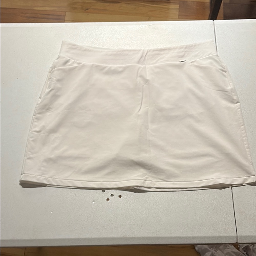 White Golf Skirt
